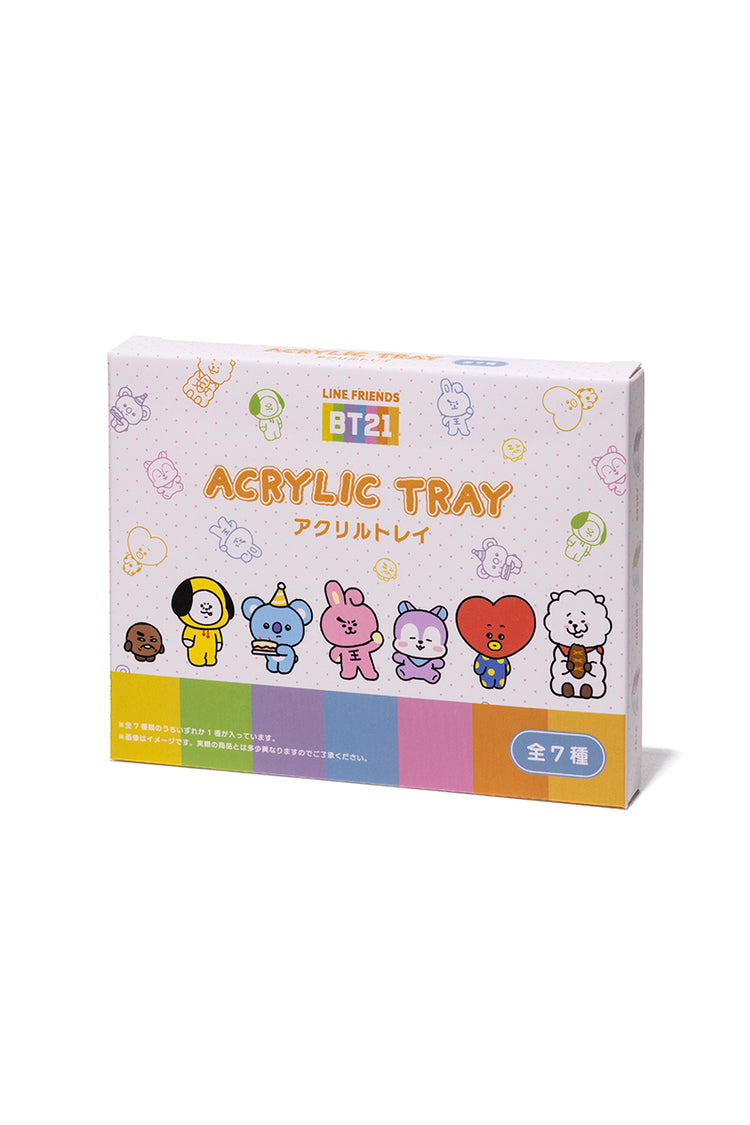 ランダムおもしろフェイスミニトレイ(ゆるフェイス) BT21
