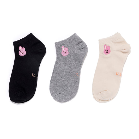 スニーカーソックス 3足セット(3カラー) COOKY
