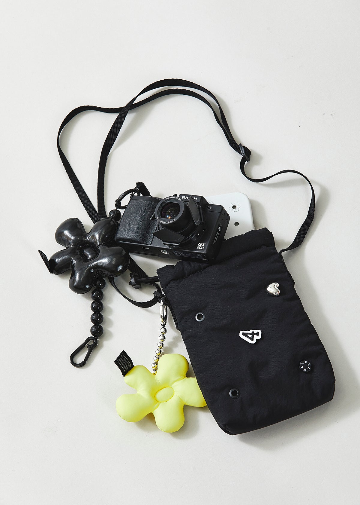 COLLER PADDED クロスバック シェードブラック