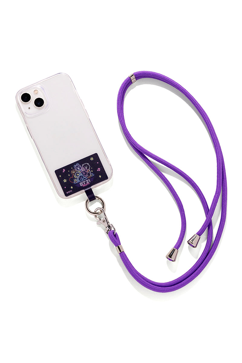 フォンタブ&ストラップ(NEON) BT21