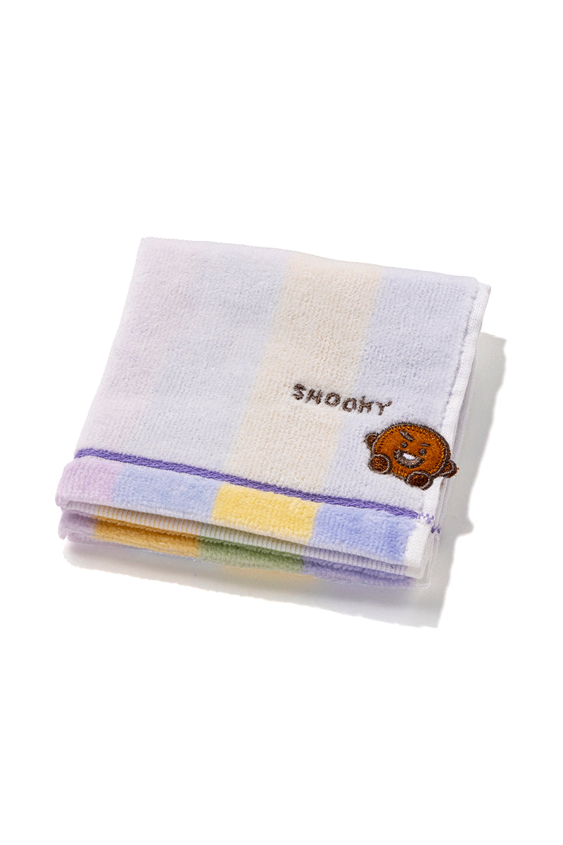 ミニタオル 飛出刺繍ストライプ SHOOKY