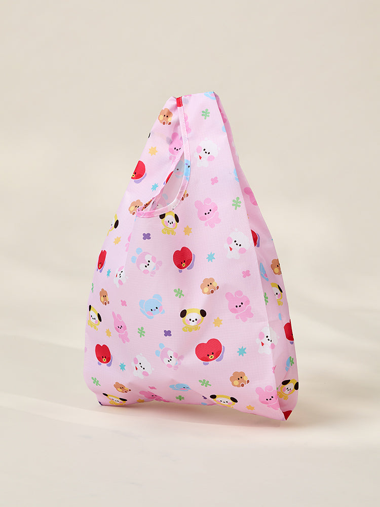 minini お買い物袋 ピンク(SCOUT) BT21