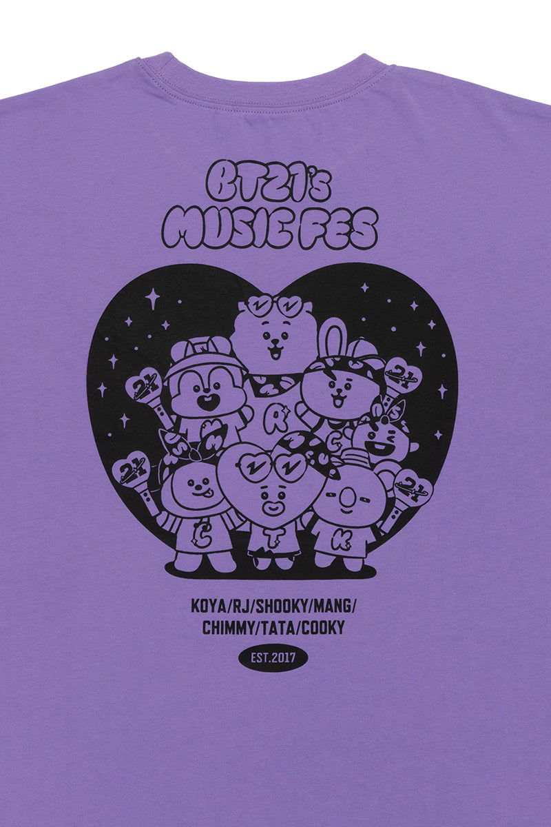 バンドTシャツ(MUSIC FESTIVAL) BT21