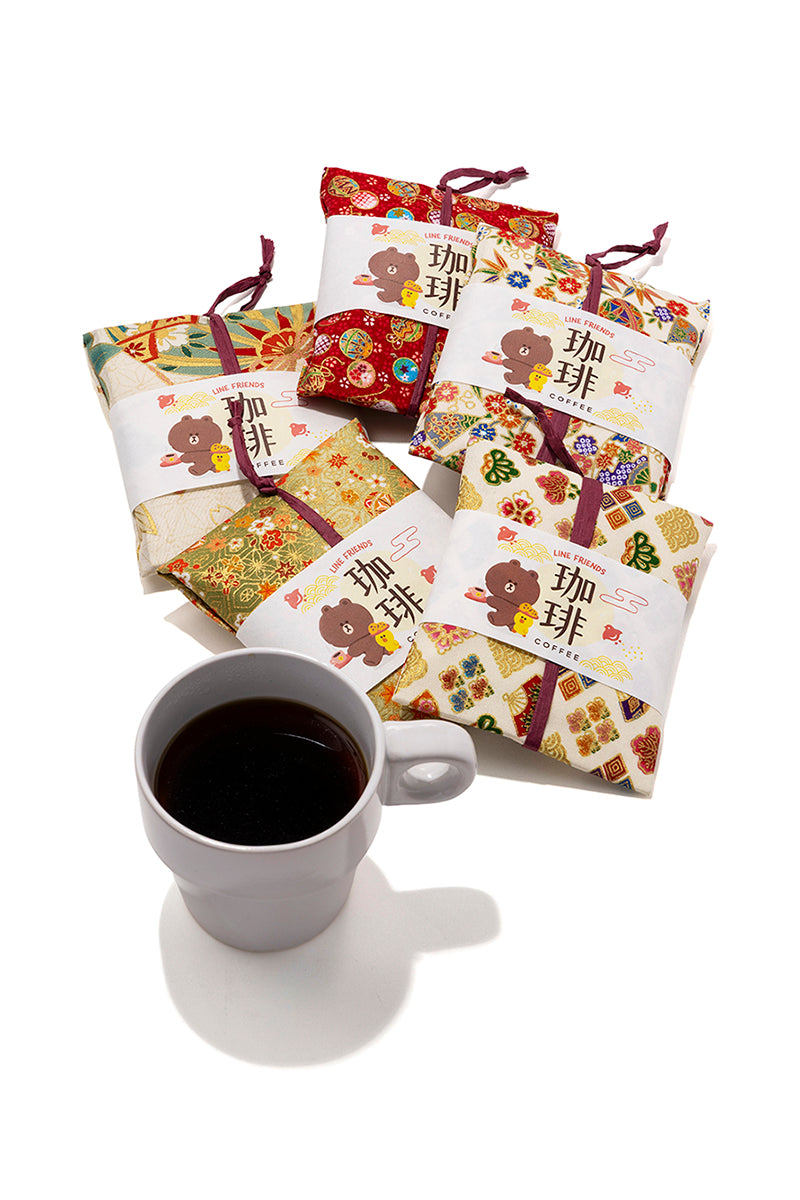 布包みコーヒー LINE FRIENDS
