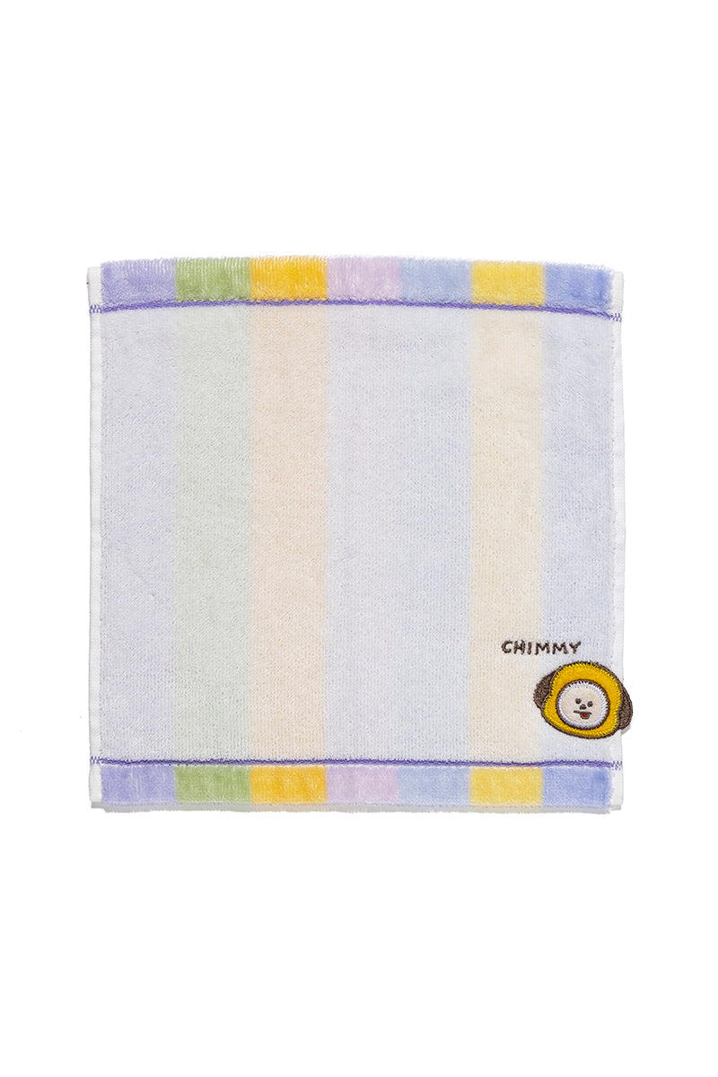 ミニタオル 飛出刺繍ストライプ CHIMMY