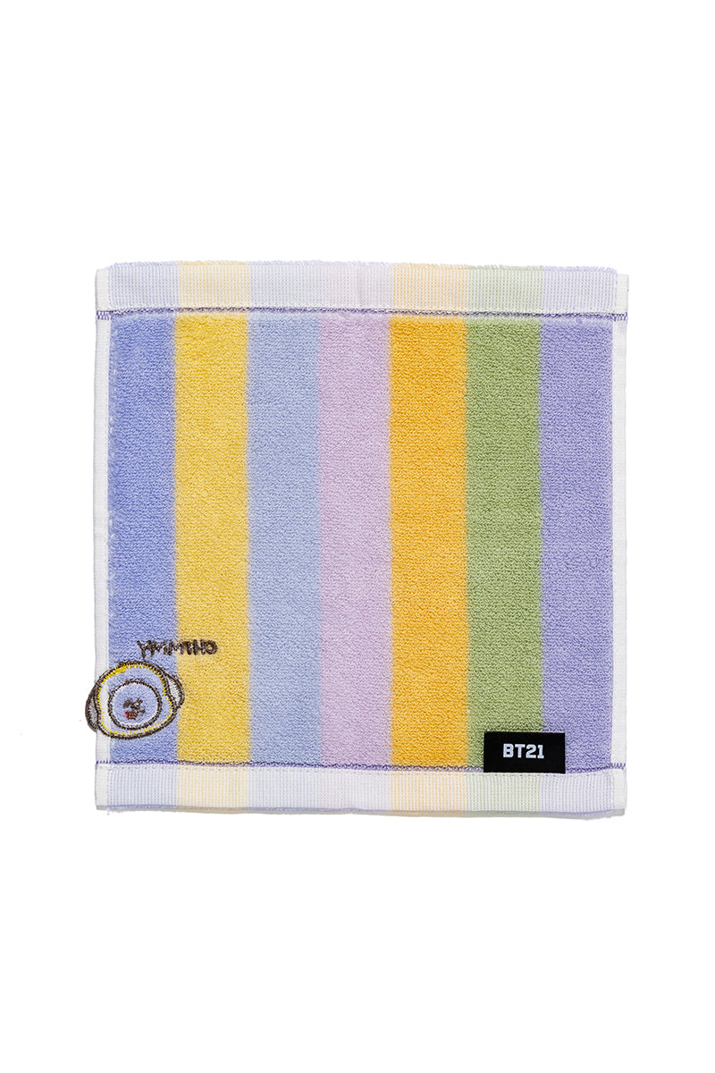 ミニタオル 飛出刺繍ストライプ CHIMMY