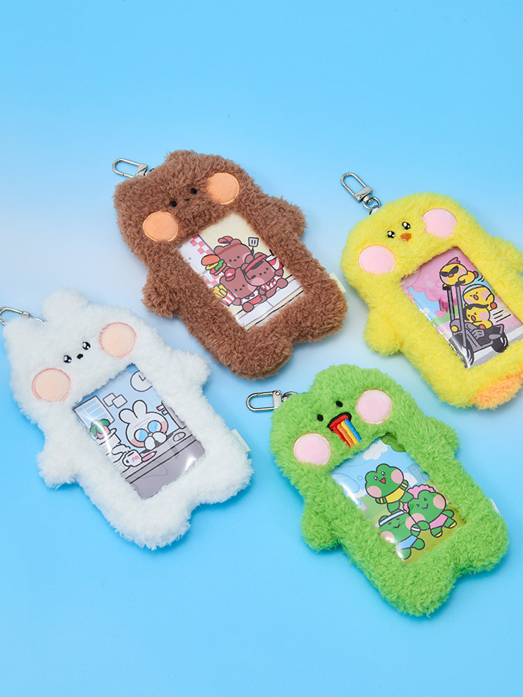 minini ふわもこカードホルダーキーリング(minini world) レニニ