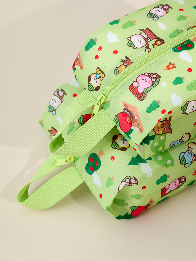 minini トラベルポーチセット グリーン(SCOUT) BT21