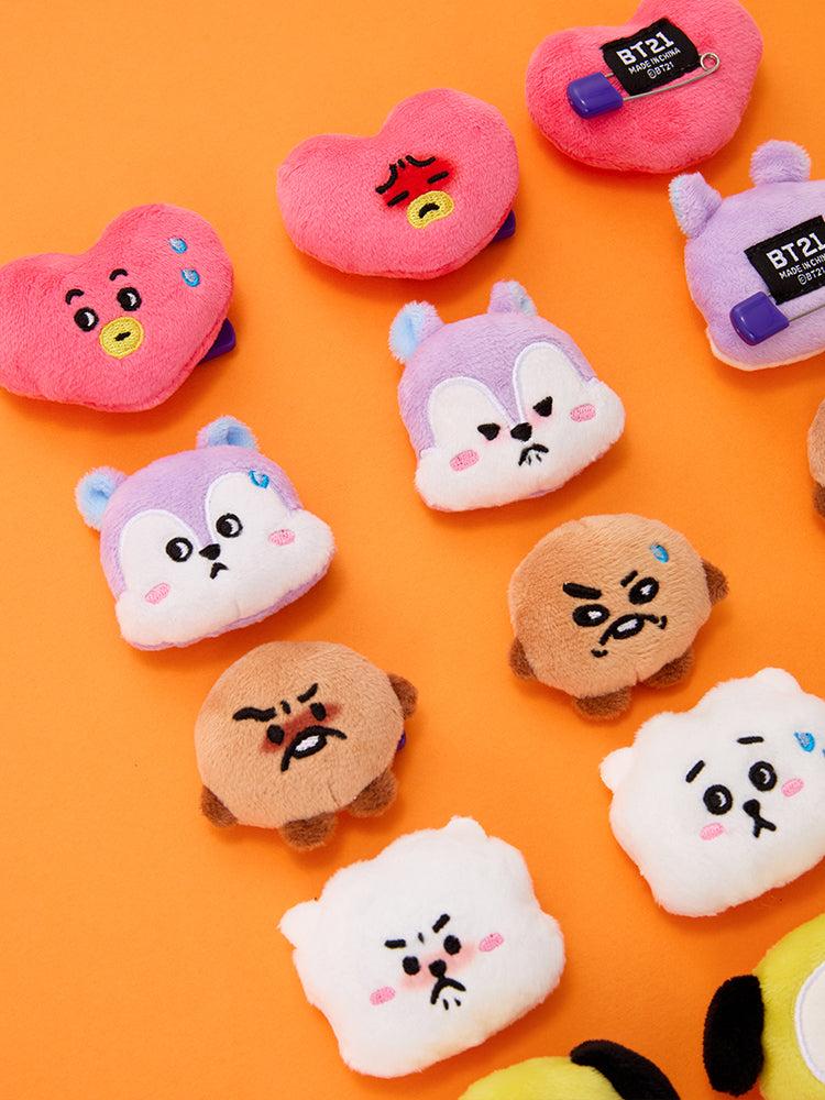 ランダムフェイスブローチ(TODAY'S FACE) BT21