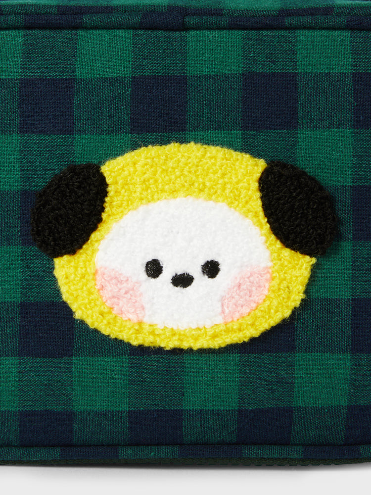 minini ベーシック チェックポーチ CHIMMY