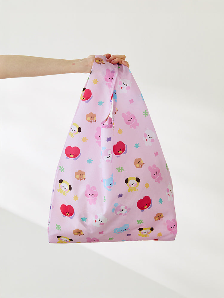 minini お買い物袋 ピンク(SCOUT) BT21