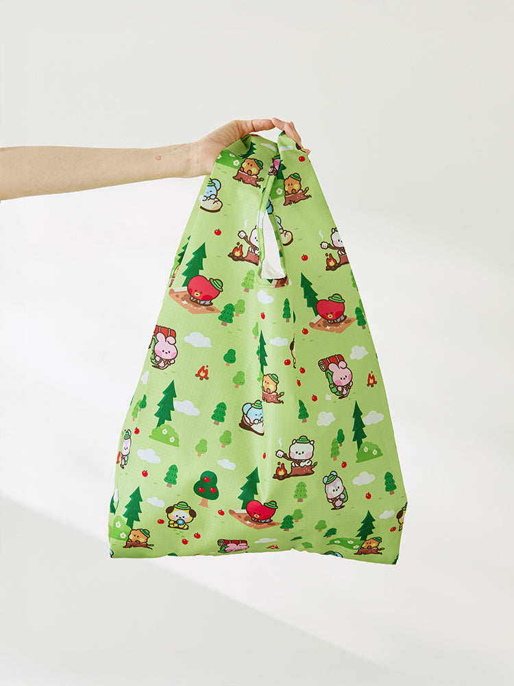 minini お買い物袋 グリーン(SCOUT) BT21