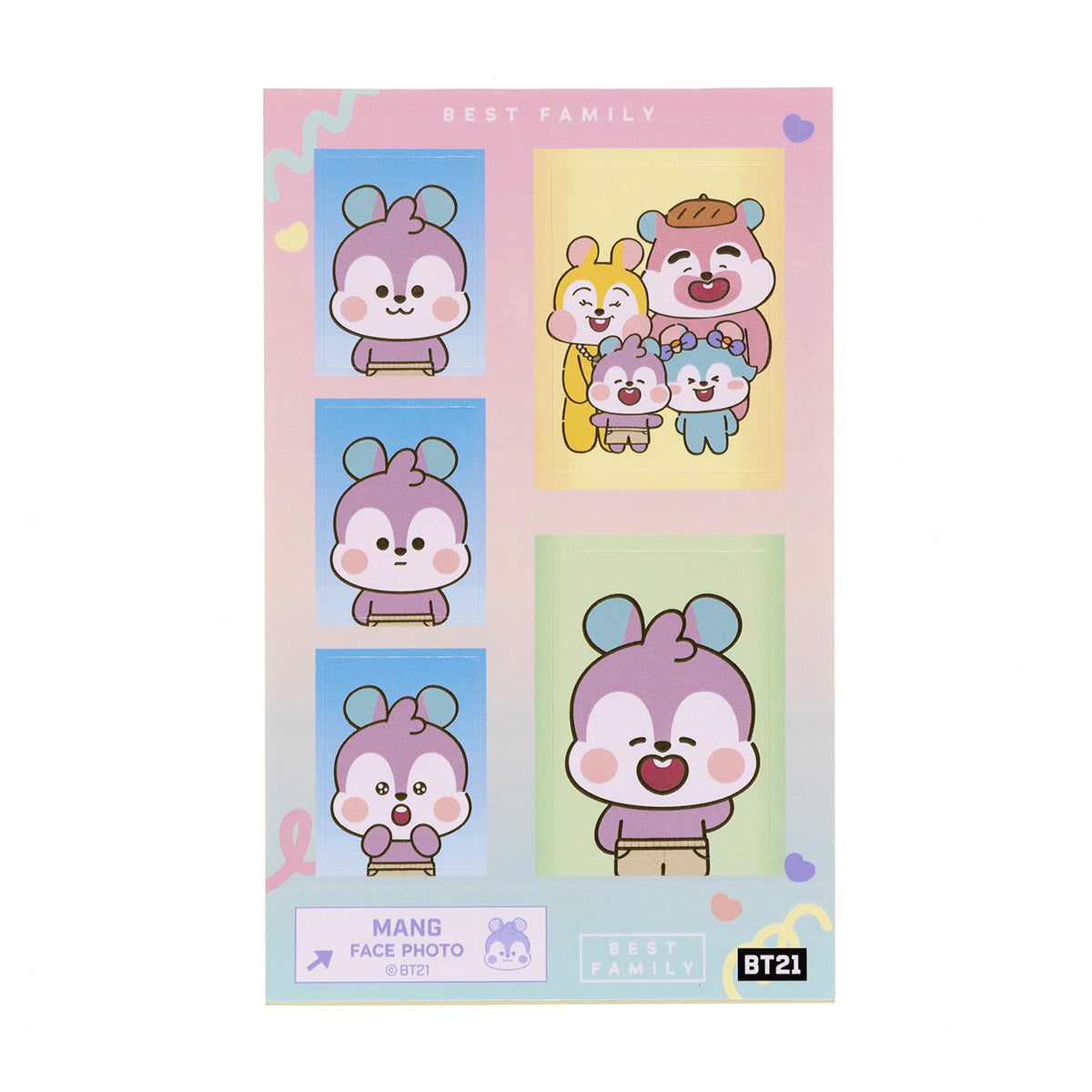 ベビー 証明写真風ステッカー(MANG'S CHILDHOOD) MANG