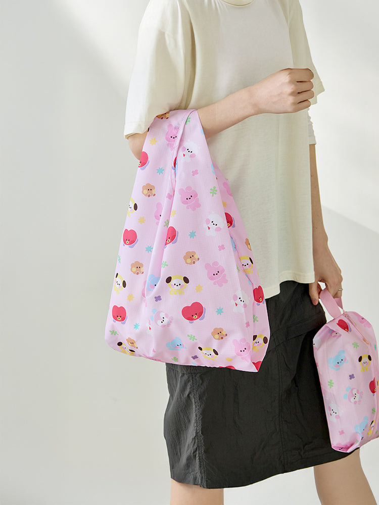 minini お買い物袋 ピンク(SCOUT) BT21