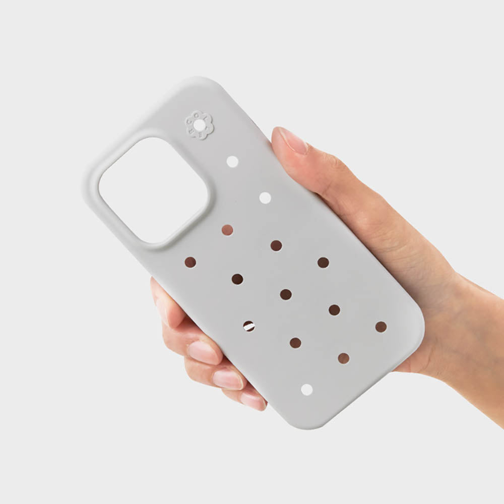 COLLER iPhoneケース グレー(15/15 Plus/15 Pro/15 Pro Max)