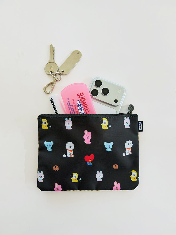 フラットポーチ(TRAVEL) BT21