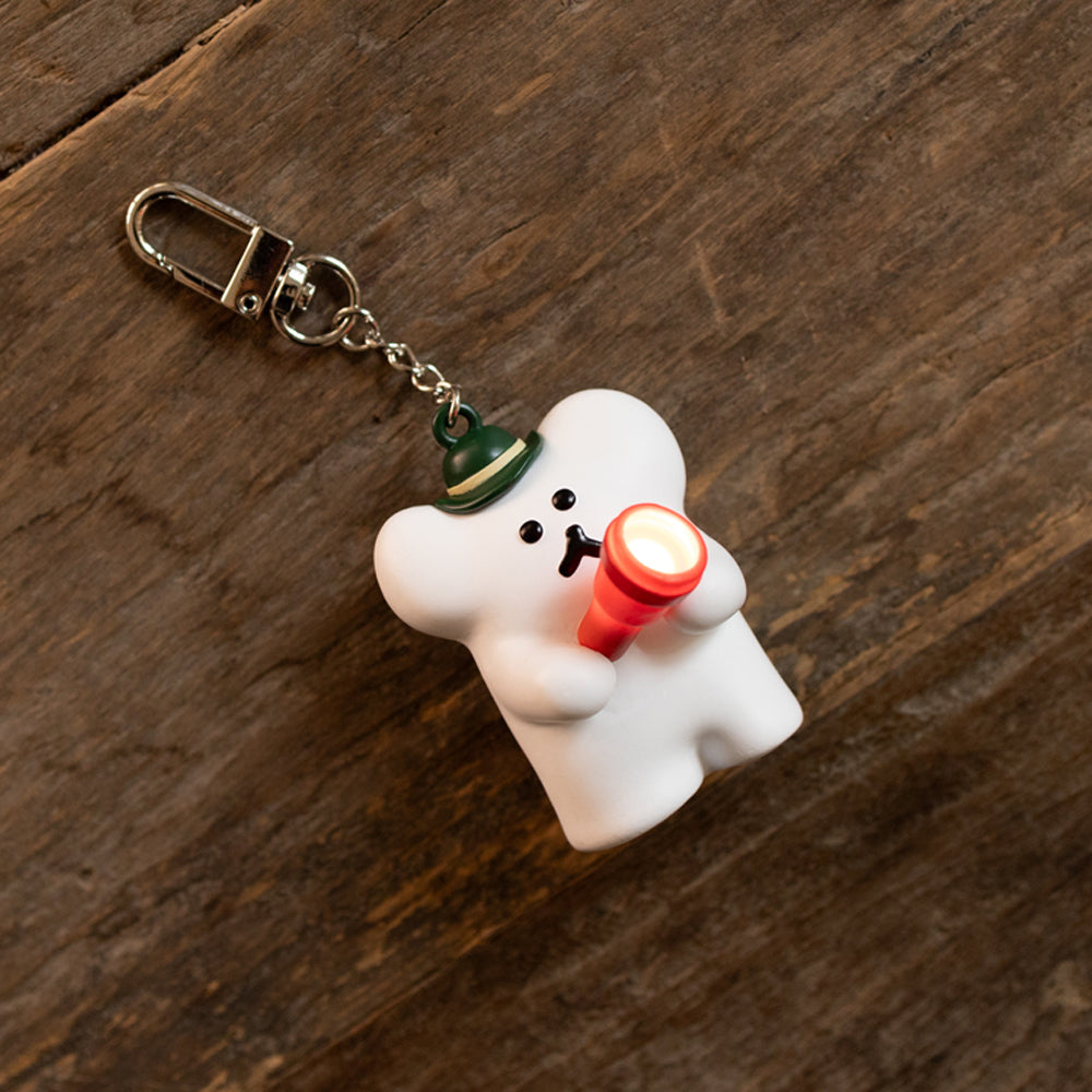 DINOTAENG フラッシュキーリング(in the Woods) ボボ