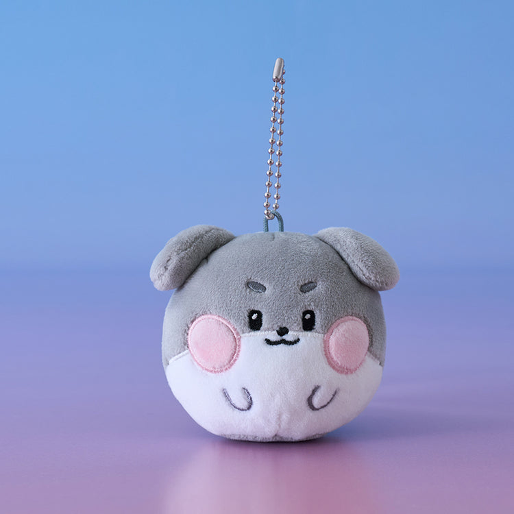 zeroni ふわふわフェイスキーリング gunini
