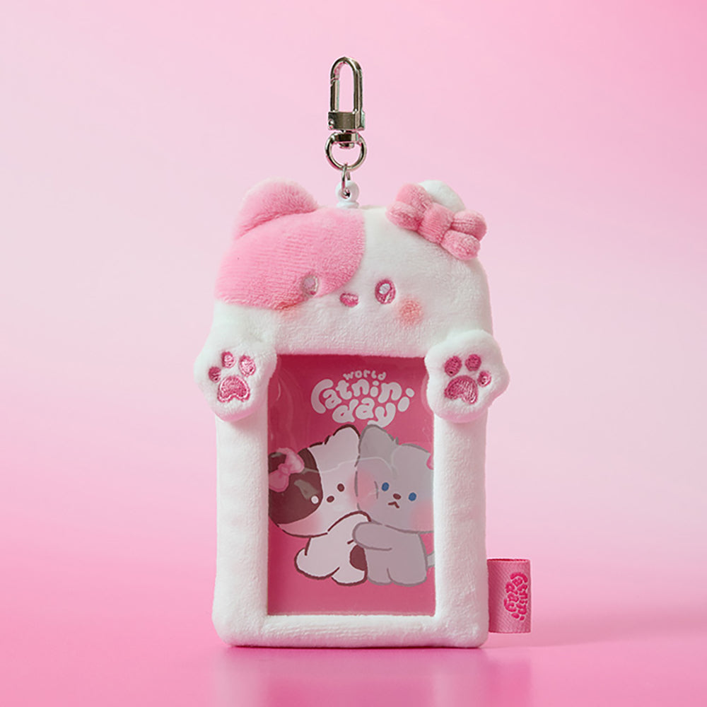 キーホルダー・アクリルキーホルダー LINE FRIENDS minini Catnini minini フォトカードキーリング(catnini) ジェニニ – LINE
