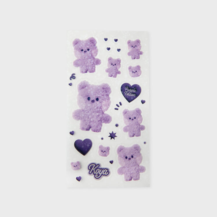 BT21 minini フォトステッカー(パープル) KOYA