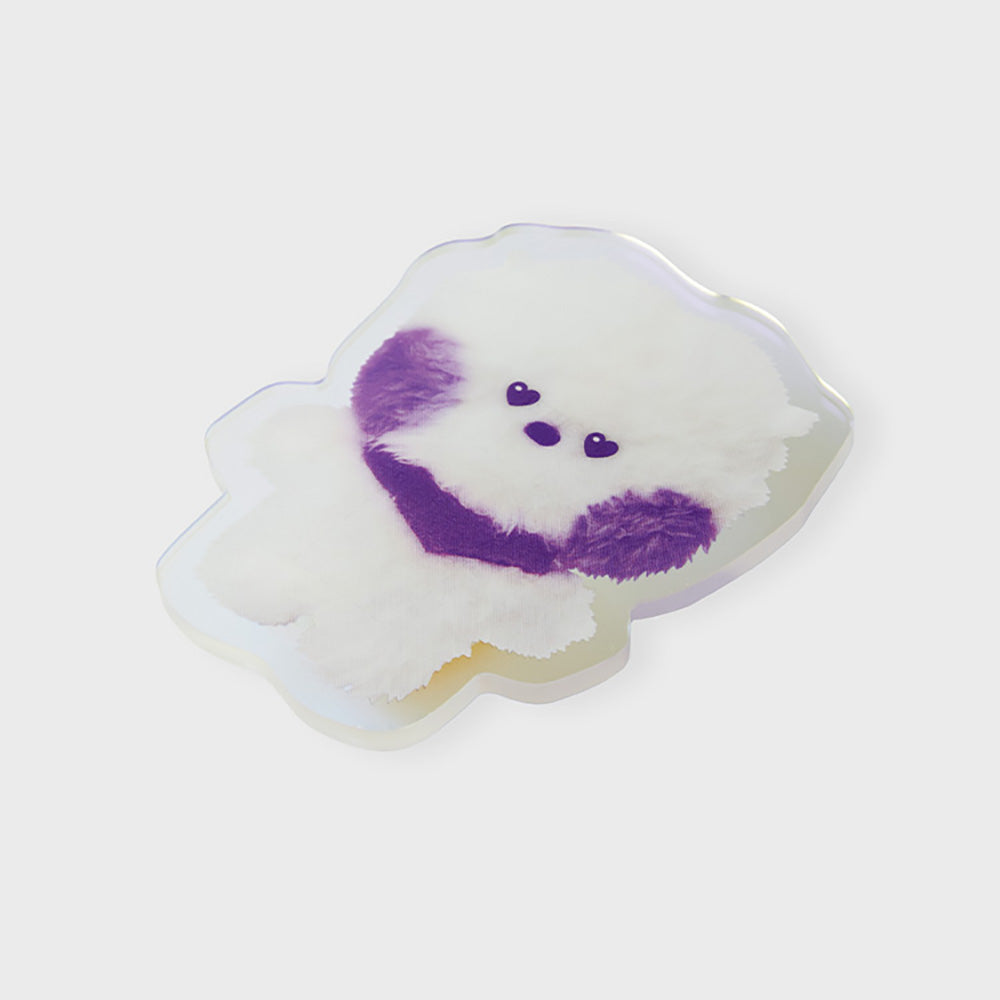 BT21 minini アクリルクリップ マグネット(パープル) RJ