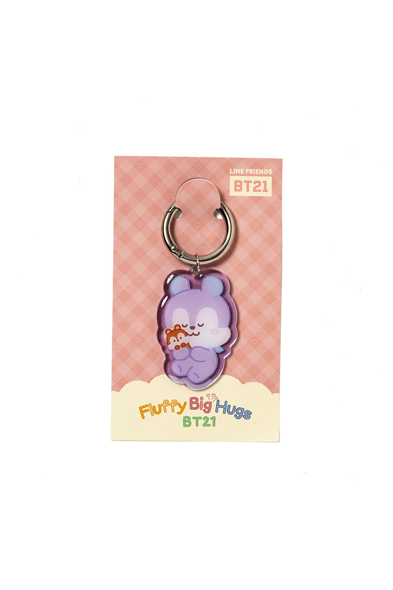 ぷっくりアクリルキーチェーン(Fluffy Big Hugs) MANG