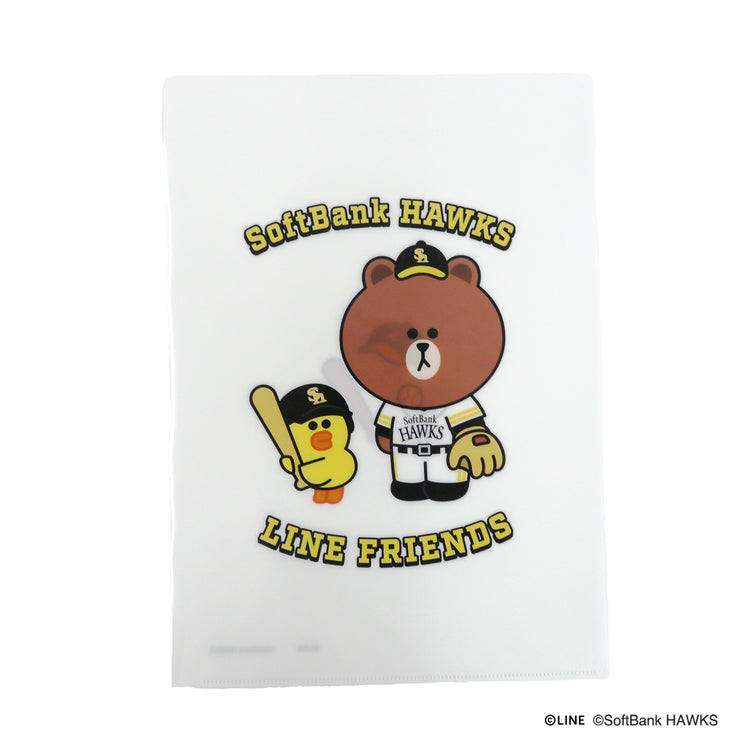 クリアファイルセット(SoftBankHAWKS) LINE FRIENDS