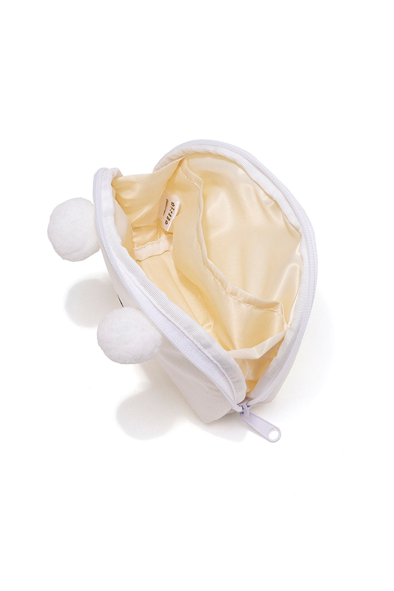 ポーチ ふわふわみみ(なんかへん?) うさまる