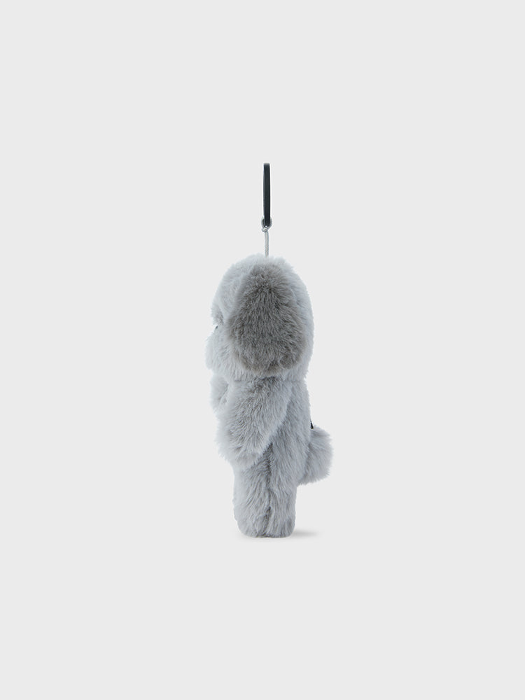 COLLER ぬいぐるみキーリング グレー