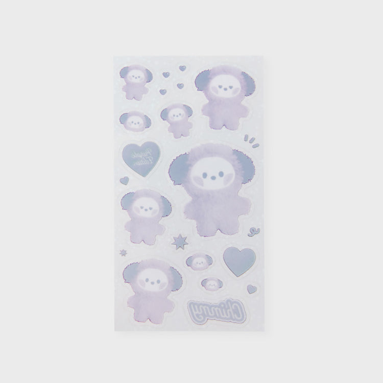 BT21 minini フォトステッカー(パープル) CHIMMY