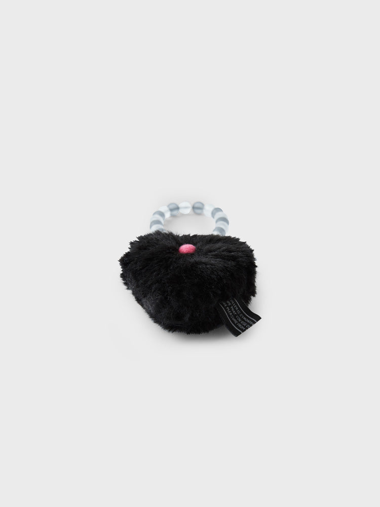 COLLER ぬいぐるみキーホルダー ブラック