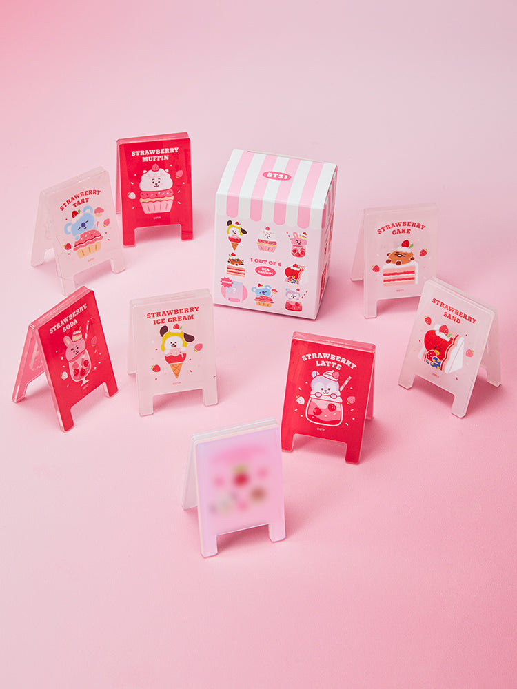 BTS JUNGKOOK アクリルクリップセット♡ バレンタインエディション ランダムアクリルクリップ(STRAWBERRY PARTY) BT21 – LINE FRIENDS
