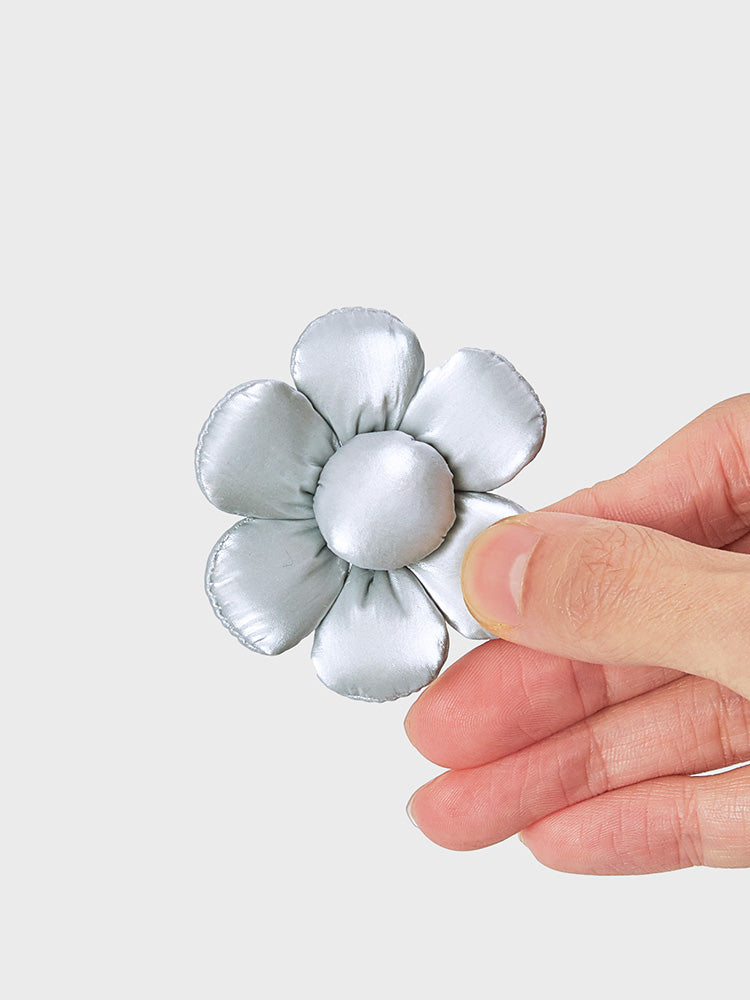 COLLER PADDED ミニフラワー スティコン パールグレー