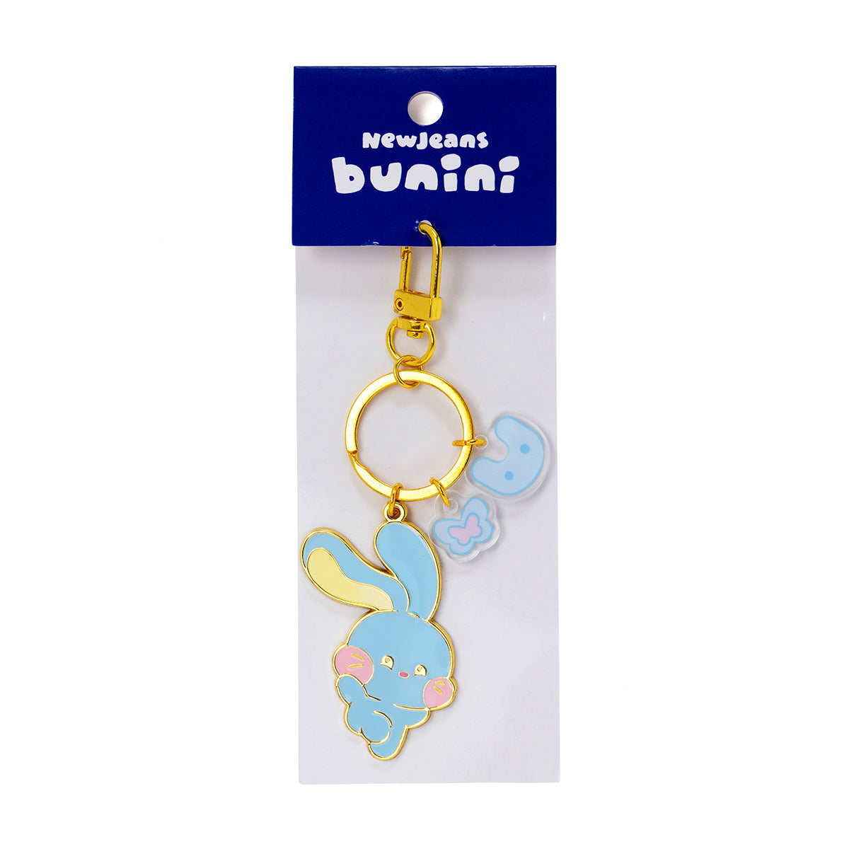 bunini メタルキーチェーン(BLUE)