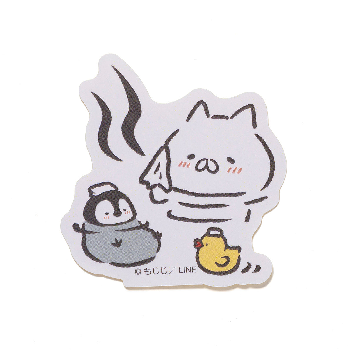 ステッカー ゆぶね(ねこぺんの湯) ねこぺん日和