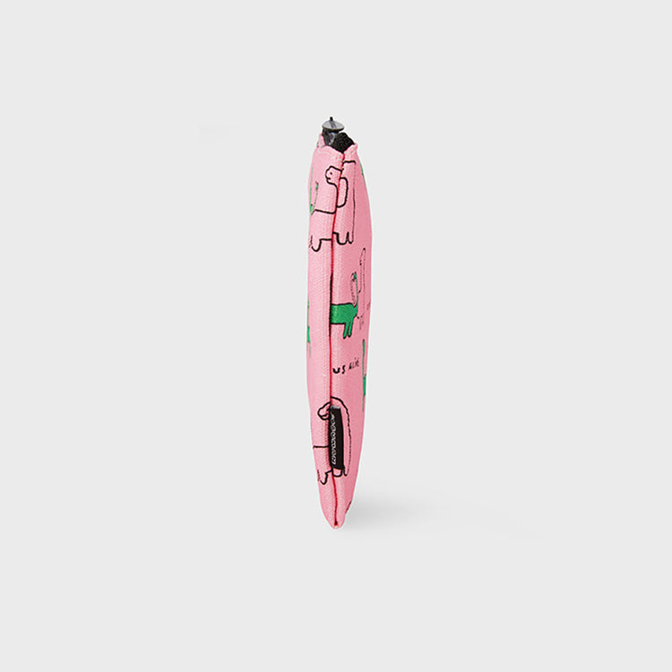 ファブリックポーチ Mサイズ(PINK) JOGUMAN