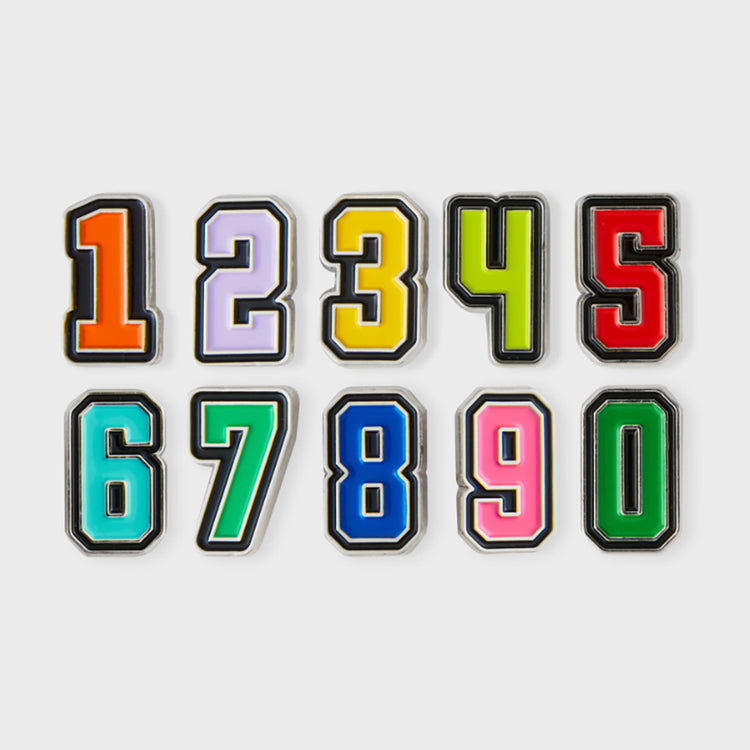 COLLER メタル数字スティコン カラー