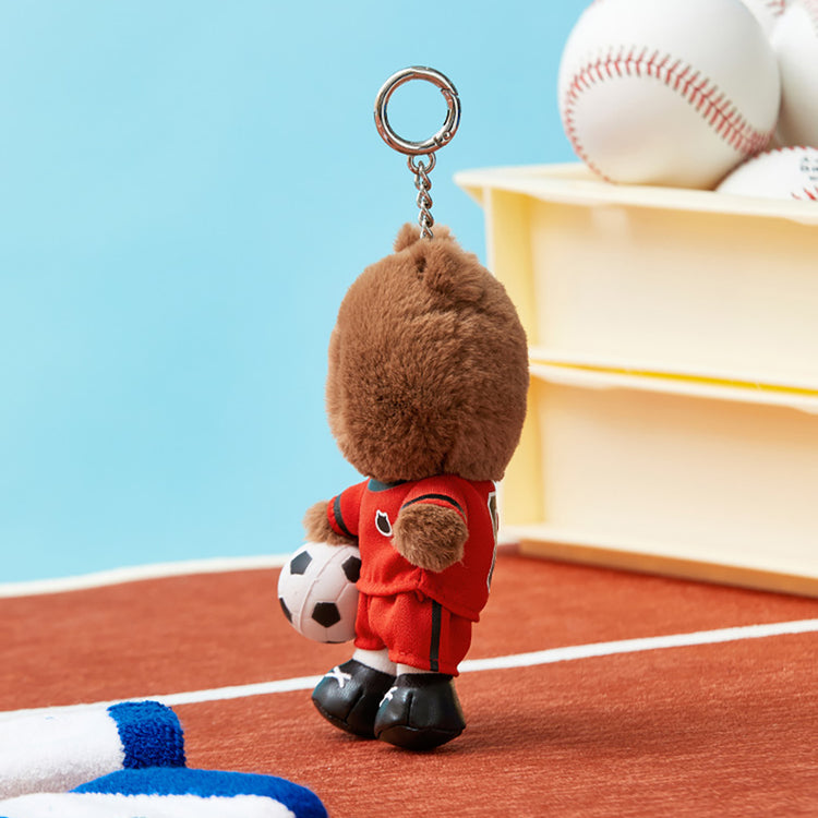 ぬいぐるみキーリング サッカー(FIELD DAY) ブラウン