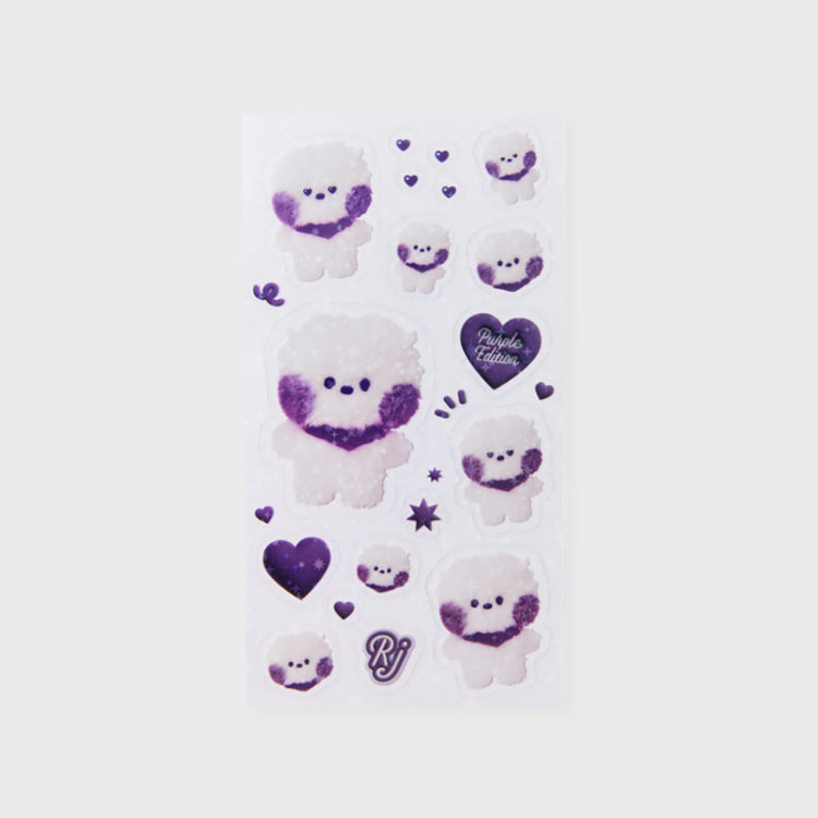BT21 minini フォトステッカー(パープル) RJ
