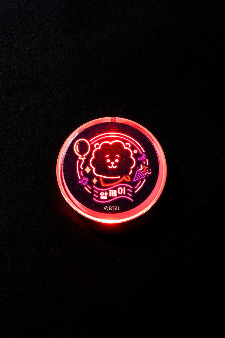 ランダムLEDバッジ(NEON) BT21
