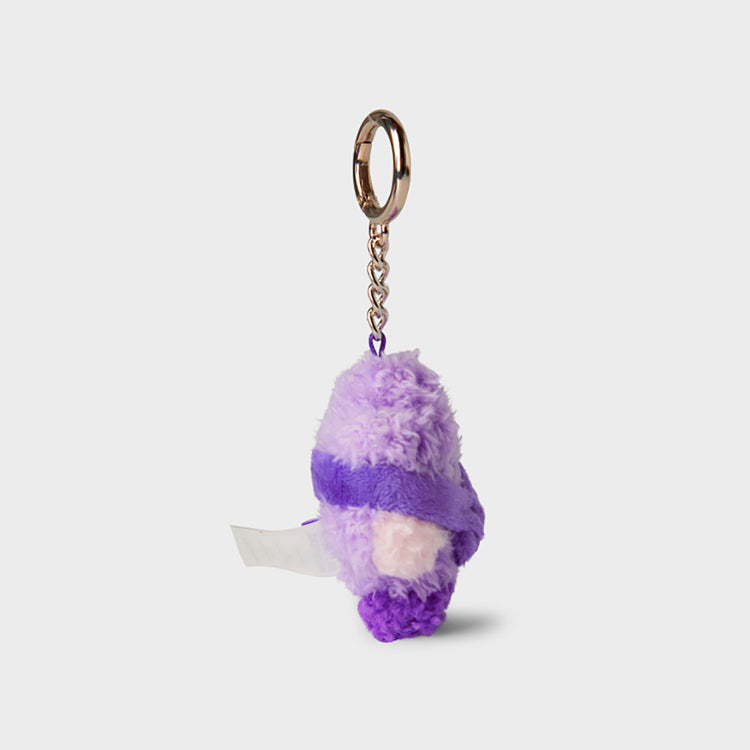 BT21 minini ぬいぐるみキーリング(パープル) SHOOKY