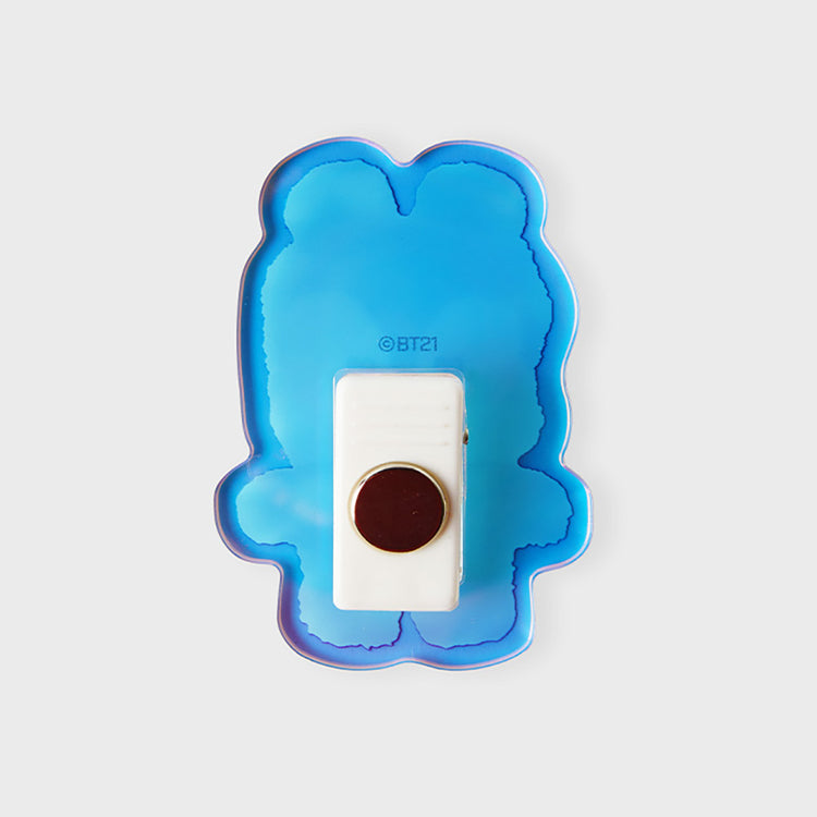 BT21 minini アクリルクリップ マグネット(パープル) MANG