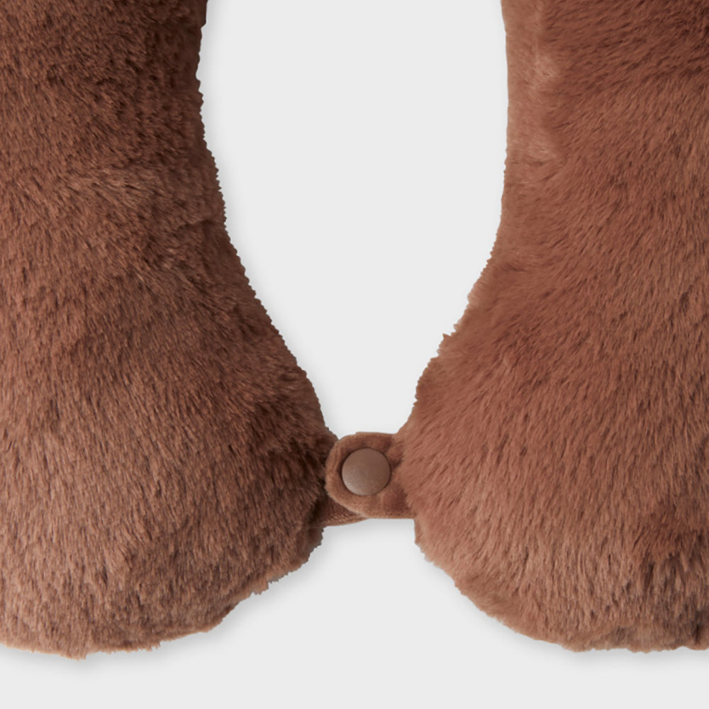 ネッククッション ブラウン