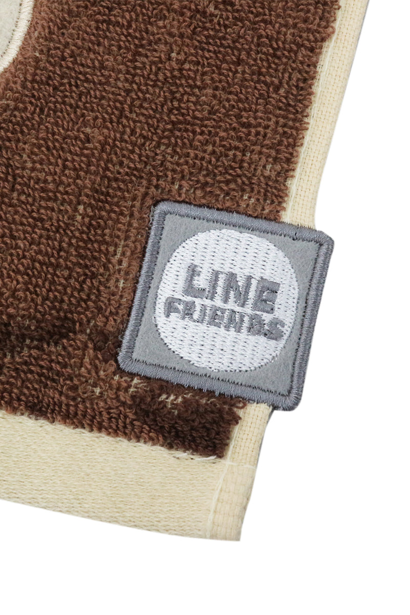 フェイスタオル ハローブラウン