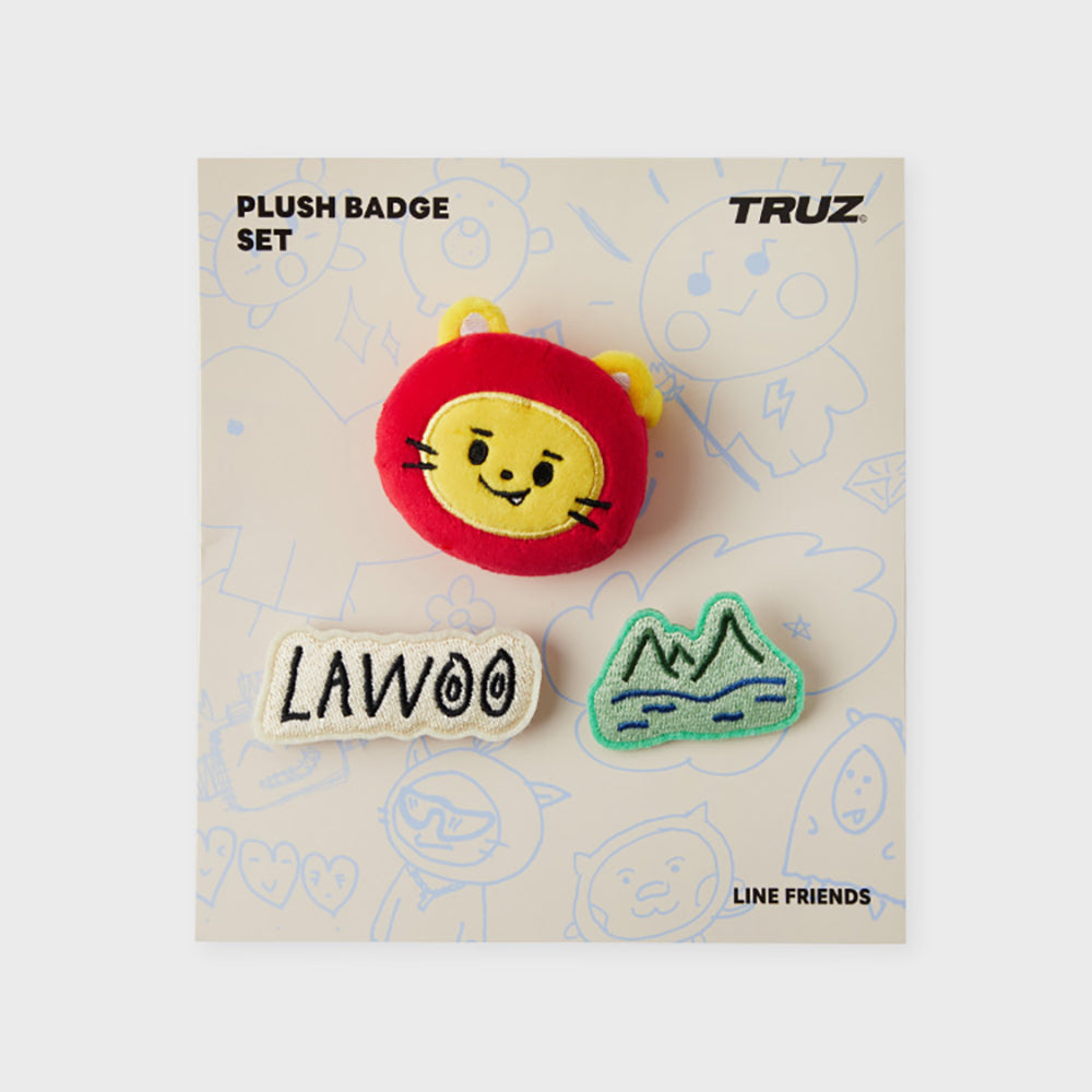 ぬいぐるみバッジセット(TREASURE COLLECTION) LAWOO