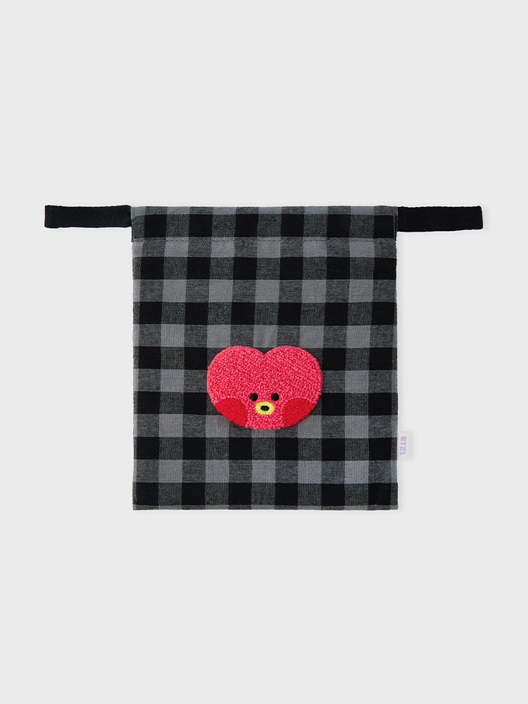 minini ベーシック チェック巾着 TATA