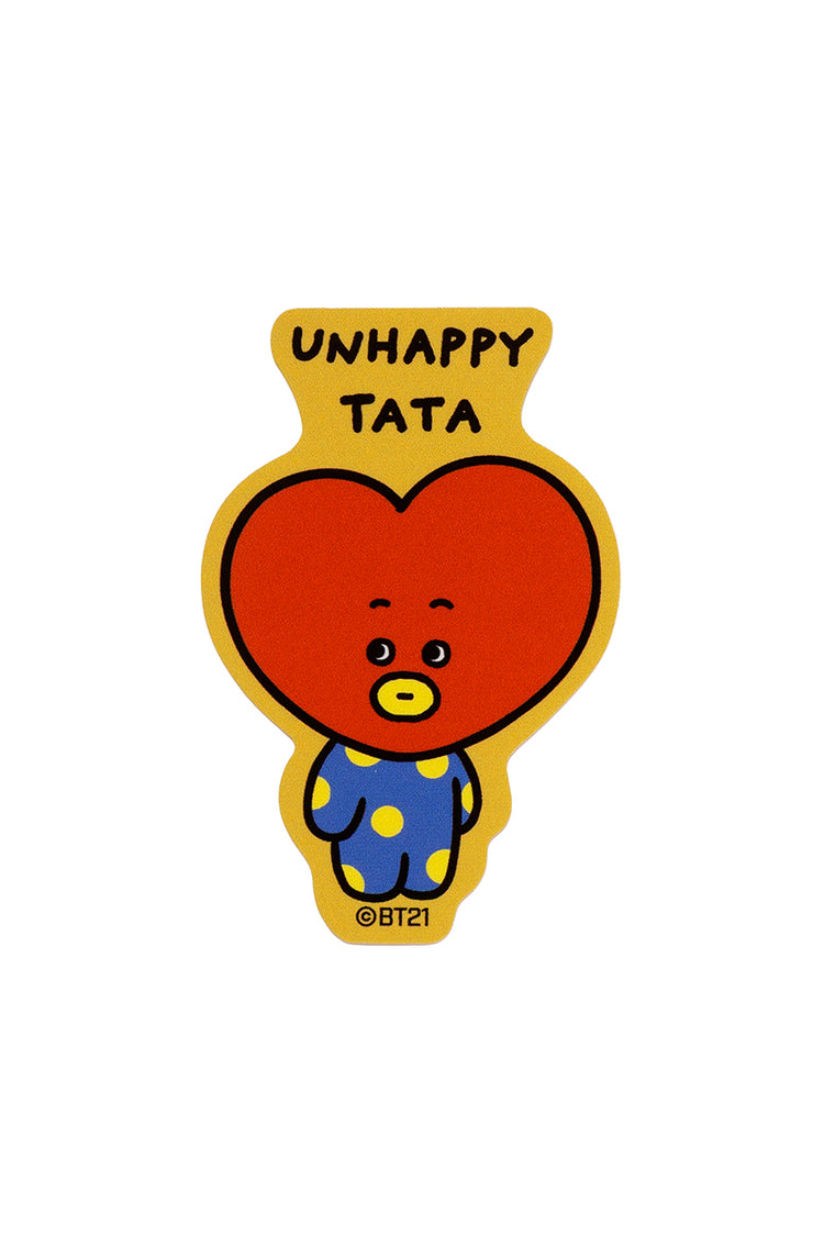 ダイカットステッカーセット(ゆるフェイス) BT21
