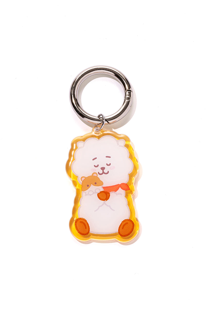 ぷっくりアクリルキーチェーン(Fluffy Big Hugs) RJ – LINE FRIENDS