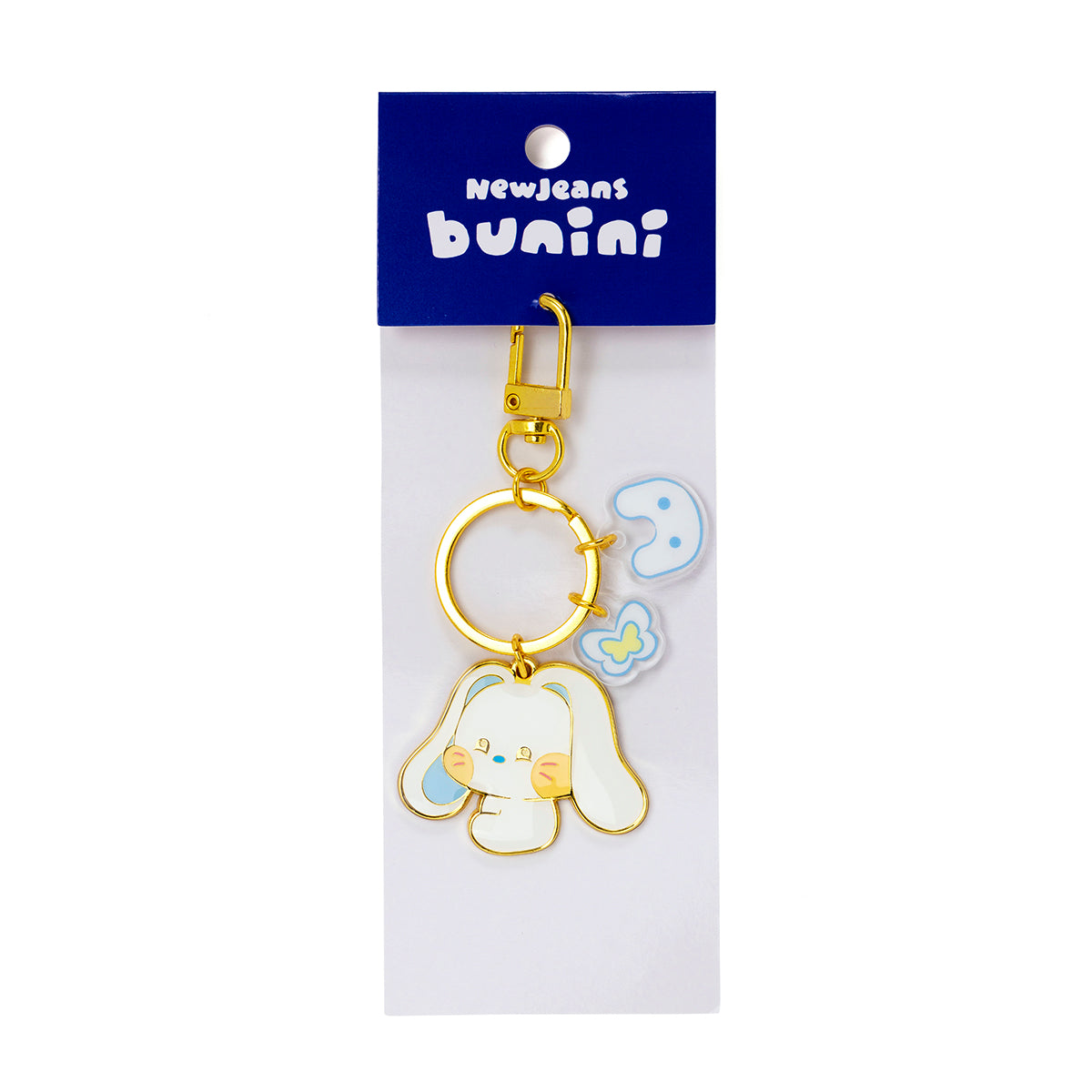 bunini メタルキーチェーン(WHITE)