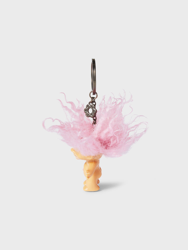 COLLER x UNIVERSAL PVCフィギュアキーリング グッドラック・トロールズ(PINK)